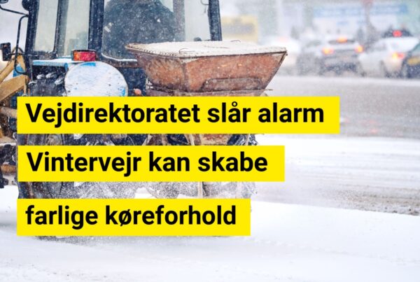 Vejdirektoratet advarer: Sne og kulde kan give trafikproblemerVejdirektoratet advarer: Sne og kulde kan give trafikproblemer