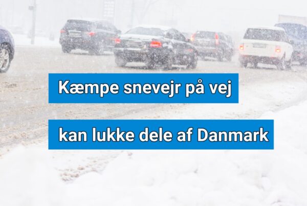 Meteorolog advarer: Op mod 30 cm sne kan ramme Danmark