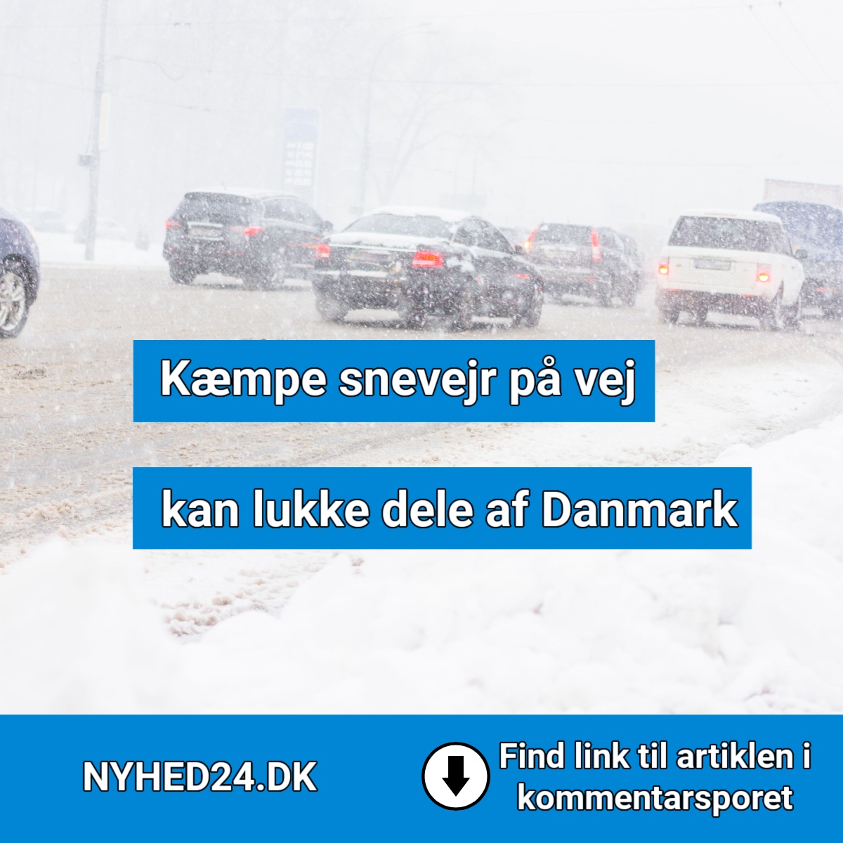 Meteorolog advarer: Op mod 30 cm sne kan ramme Danmark