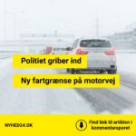 Politiet griber ind: Ny fartgrænse på motorvej