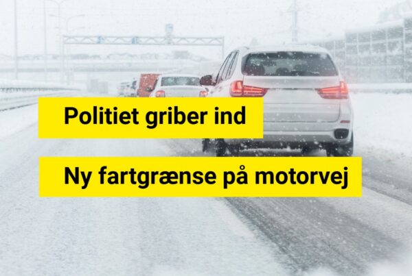 Politiet griber ind: Ny fartgrænse på motorvej