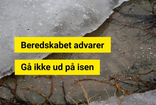 Beredskabet slår alarm: Gå ikke ud på isen