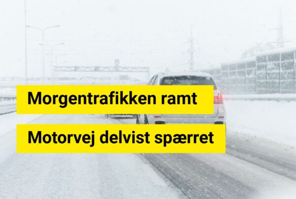Bilister sidder fast: Trafikken bryder sammen efter uheld