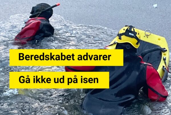 Beredskabet advarer: Gå ikke ud på isen