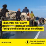 Chokerende tal: Hver niende ung kører på ulovlig elcykel