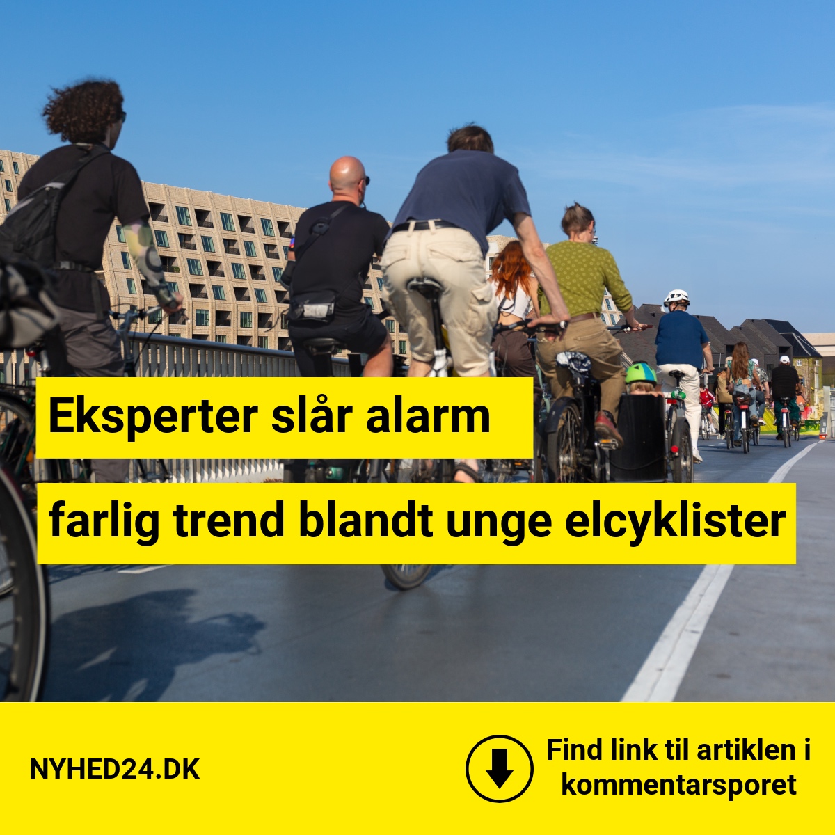 Chokerende tal: Hver niende ung kører på ulovlig elcykel