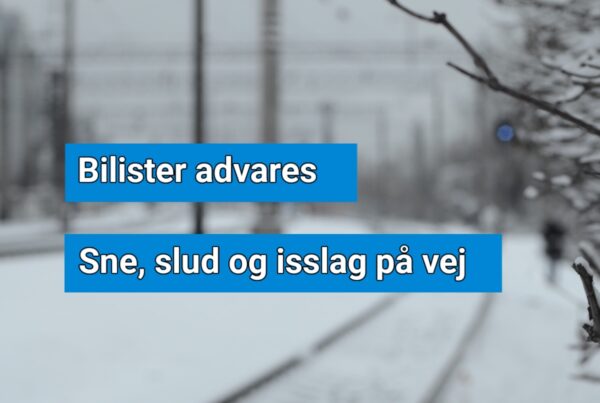 Sne, slud og isslag på vej