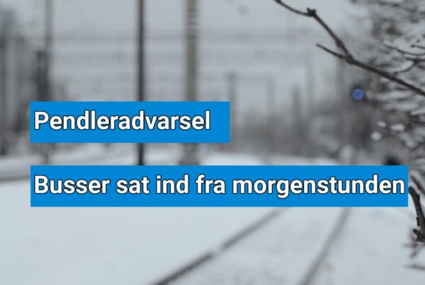 Frost kan stoppe letbanen: Busser sat ind fra morgenstunden