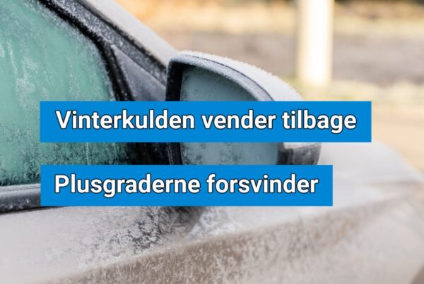 Frost på vej – sådan bliver vejret i dag