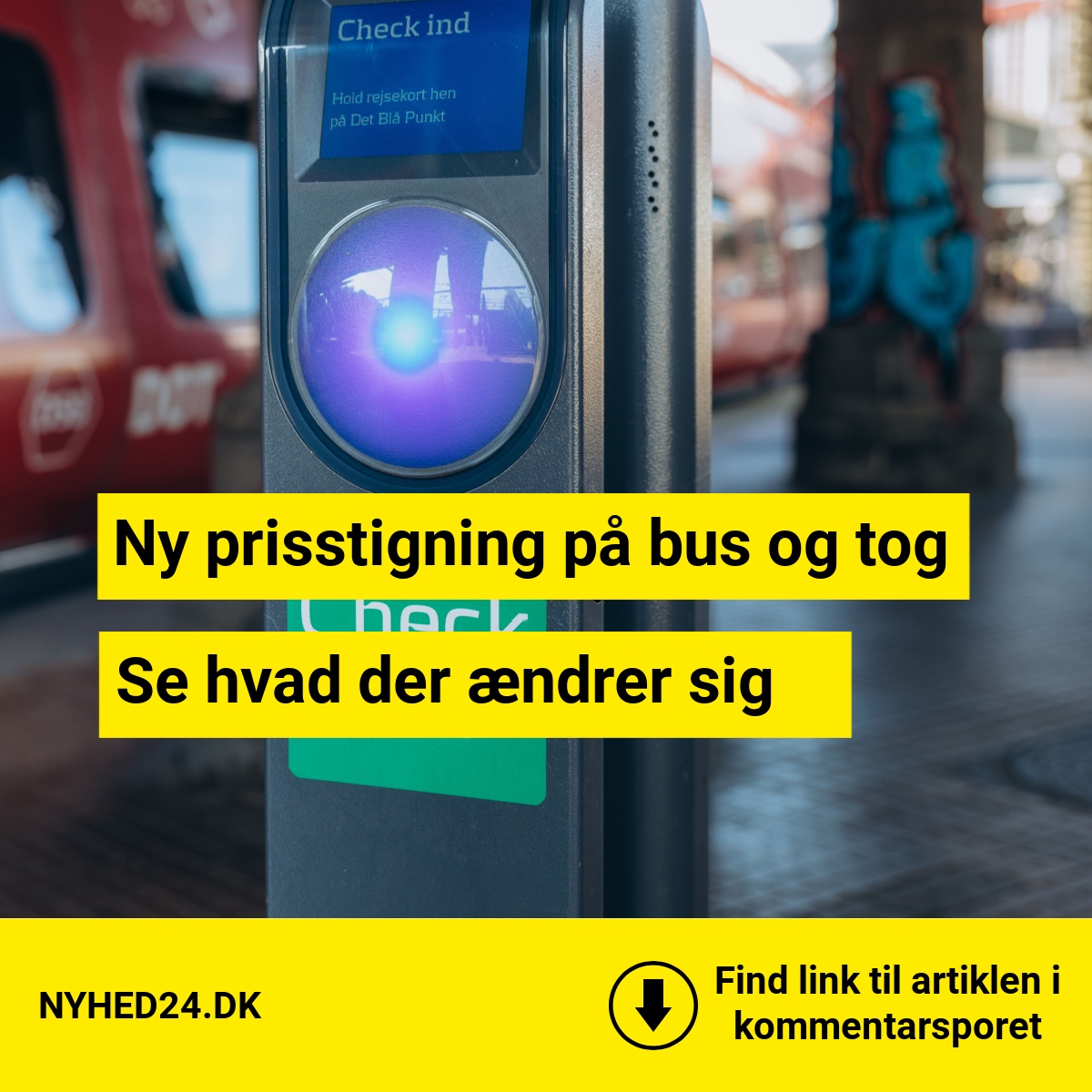 Fra i dag: Offentlig transport stiger i pris