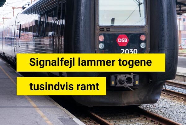 Kaos på skinnerne: Togtrafikken i store dele af Jylland står stille
