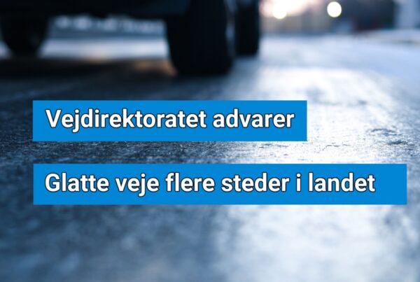 Pas på i trafikken: Glatte veje flere steder i landet