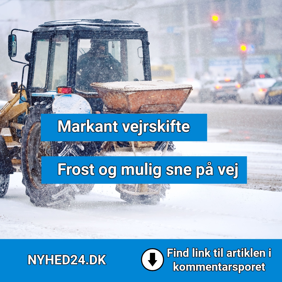 Markant vejrskifte: Frost og mulig sne på vej