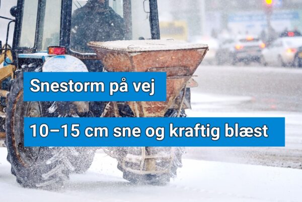 10–15 cm sne og kraftig blæst