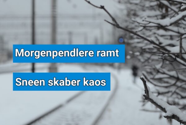 Bilister i chok her til morgen – vejene er ikke klar