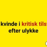 Ung kvinde i kritisk tilstand efter ulykke