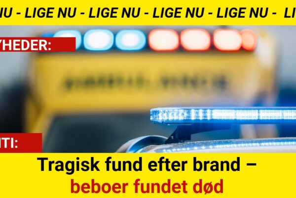 Tragisk fund efter brand – beboer fundet død