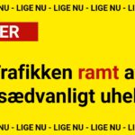 Trafikken ramt af usædvanligt uheld