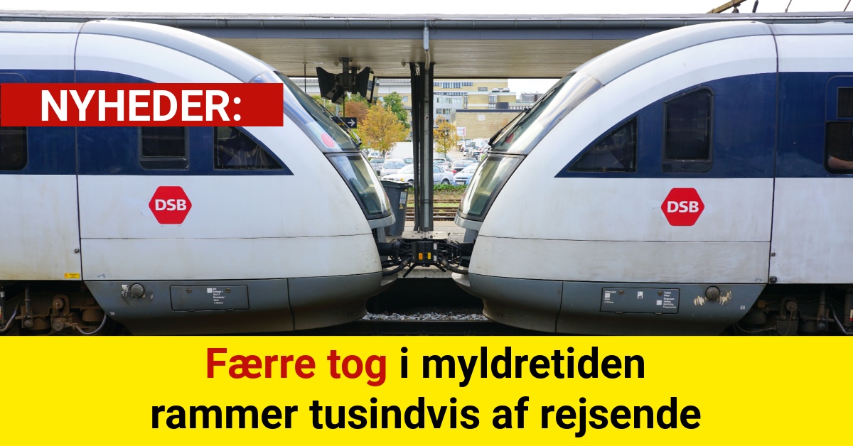 Pendler-kaos: Færre tog i myldretiden rammer tusindvis af rejsende