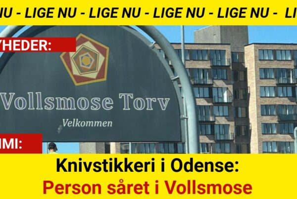 Knivstikkeri i Odense: Person såret i Vollsmose