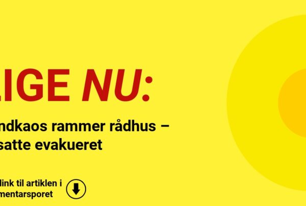 Vandkaos rammer rådhus – ansatte evakueret