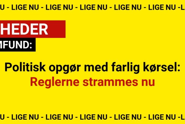 Politisk opgør med farlig kørsel: Reglerne strammes nu