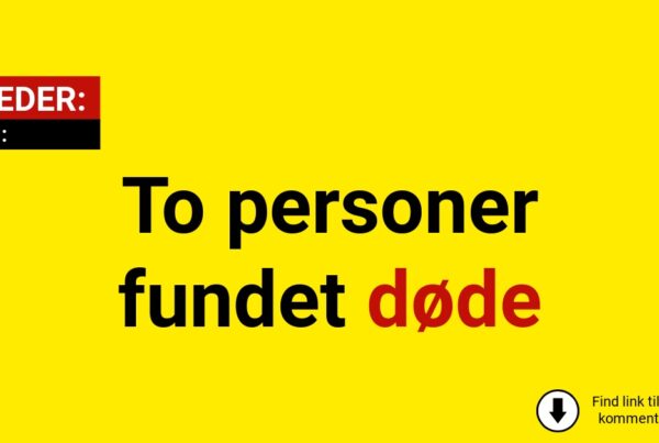 To personer fundet døde