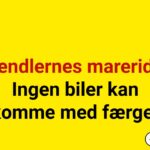 Pendlernes mareridt: Ingen biler kan komme med færgen