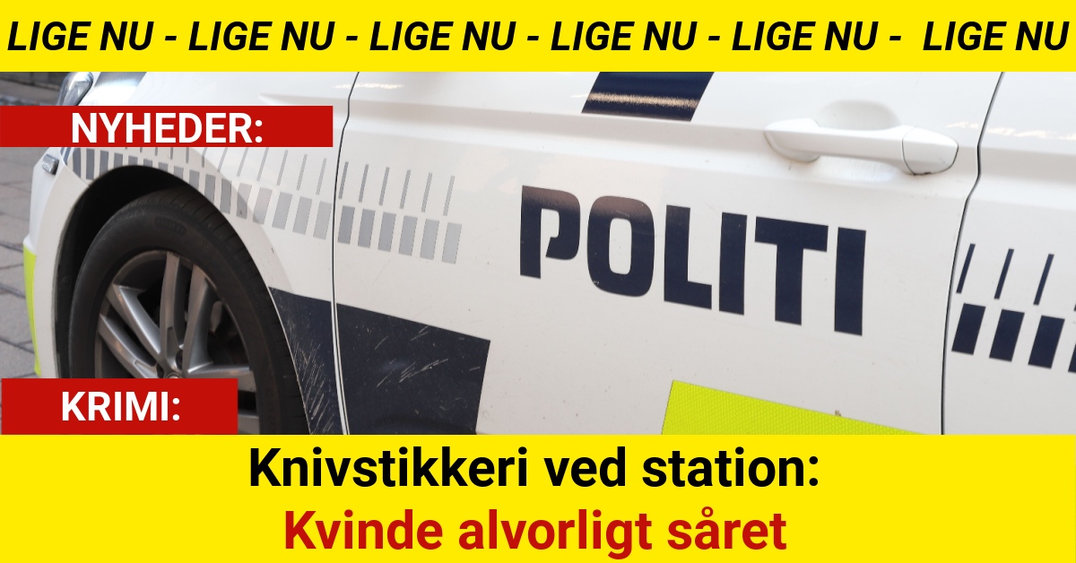 Knivstikkeri ved station: Kvinde alvorligt såret
