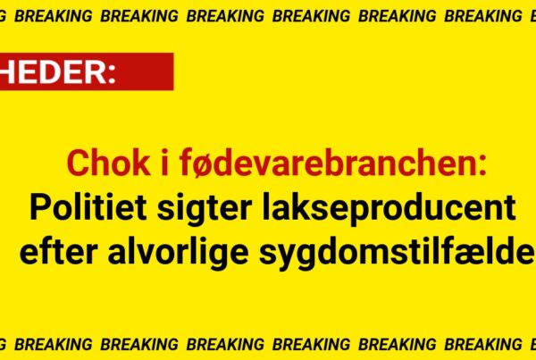 Chok i fødevarebranchen: Politiet sigter lakseproducent efter alvorlige sygdomstilfælde