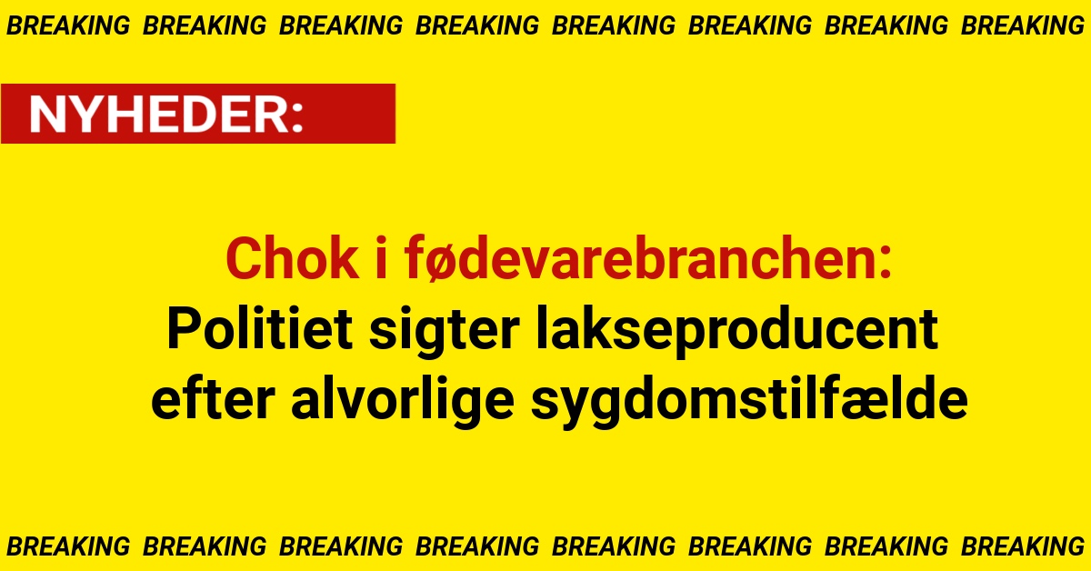 Chok i fødevarebranchen: Politiet sigter lakseproducent efter alvorlige sygdomstilfælde