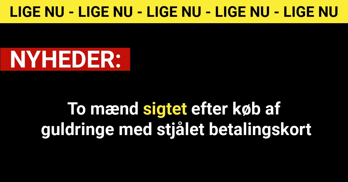 Snyd i smykkeforretning: Guldringe købt for andres penge