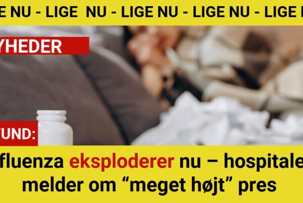Smitten vælter ind: Influenza sender rekordmange på hospitalet