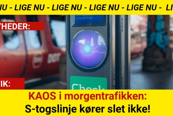 KAOS i morgentrafikken: S-togslinje kører slet ikke!