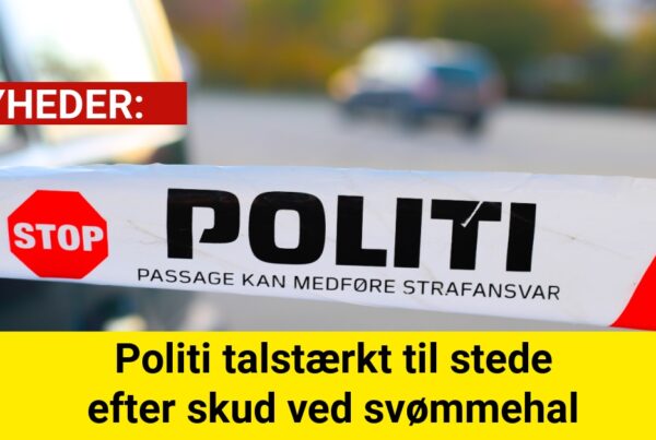 Politi talstærkt til stede efter skud ved svømmehal