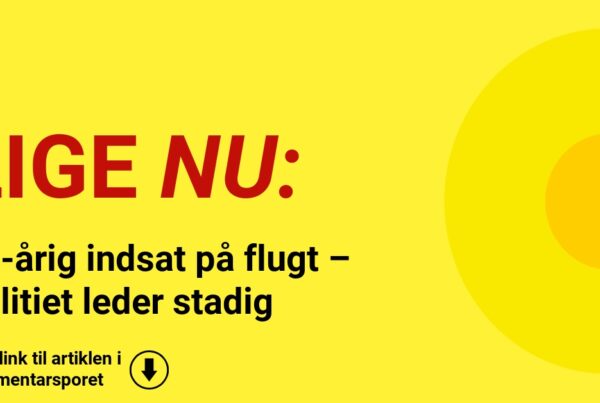 19-årig indsat på flugt – politiet leder stadig