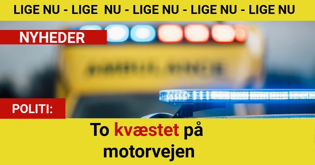 KAOS på motorvejen – flere biler i uheld samme sted