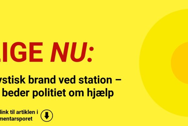 Mystisk brand ved station – nu beder politiet om hjælp