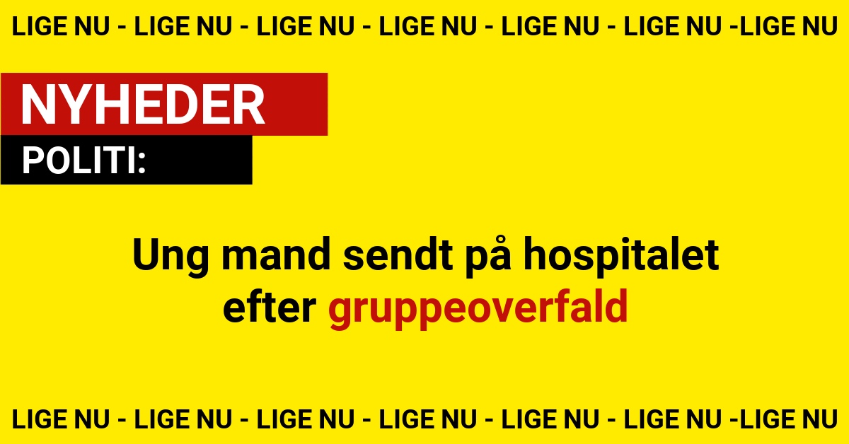 Flere gerningsmænd på fri fod efter voldsomt overfald