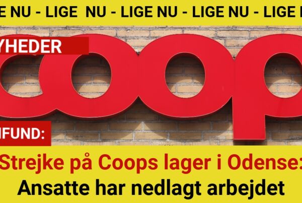 Strejke på Coops lager i Odense: Ansatte har nedlagt arbejdet