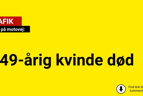 49-årig kvinde omkommet i ulykke på motorvej