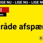 Stor politiaktion: Område afspærret 