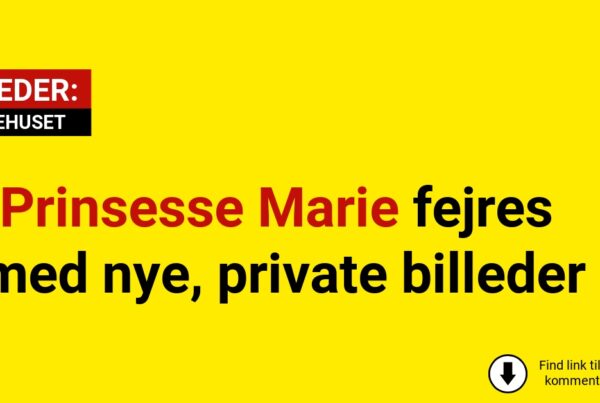 Prinsesse Marie fejres med nye, private billeder