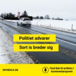 Advarsel til bilister: Sort is og genfrysning kan gøre vejene spejlglatte