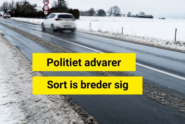 Advarsel til bilister: Sort is og genfrysning kan gøre vejene spejlglatte