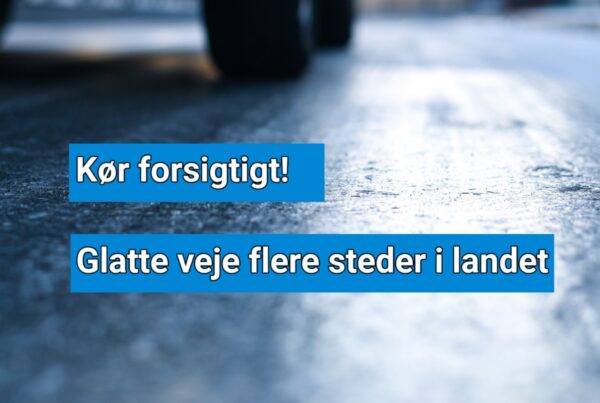 Kør forsigtigt! Disse områder er ramt af isglatte veje