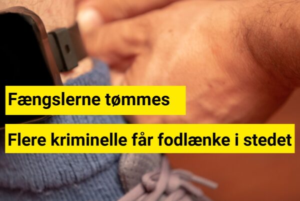 Flere dømte får mulighed for at afsone med fodlænke