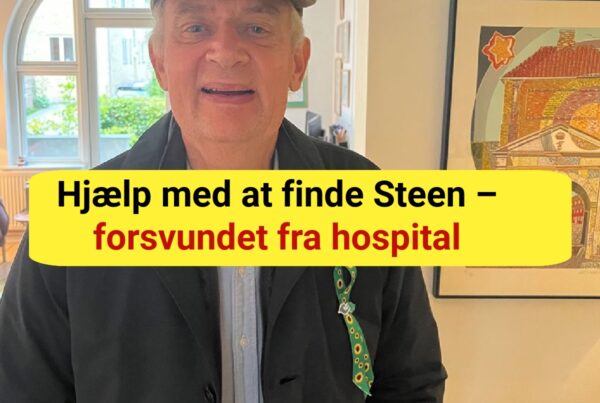 POLITI: Hjælp med at finde Steen – forsvundet fra hospital