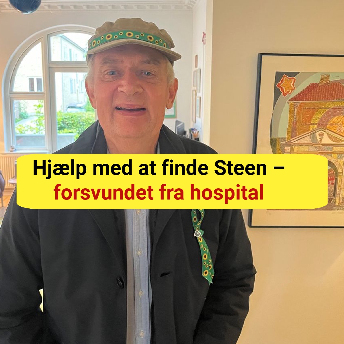 POLITI: Hjælp med at finde Steen – forsvundet fra hospital