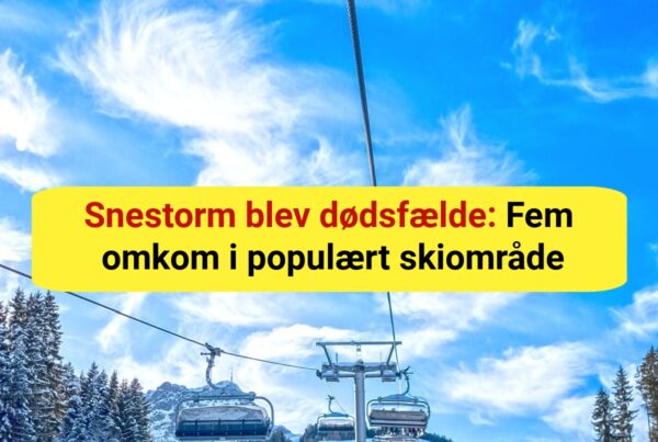 Snestorm blev dødsfælde: Fem omkom i populært skiområde